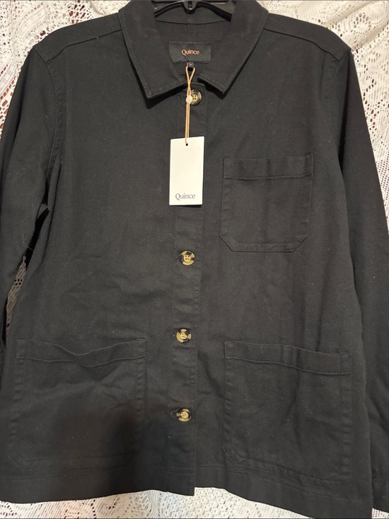 Quince Jackets & Blazers - Quince women’s black XL Utility Jacket NWT
